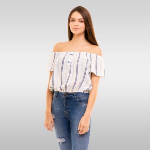 Blusa off-shoulder