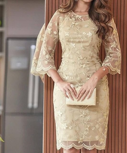 Vestido de encaje elegante - Image 1