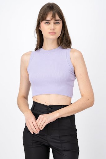 Top de punto sin mangas - Image 1